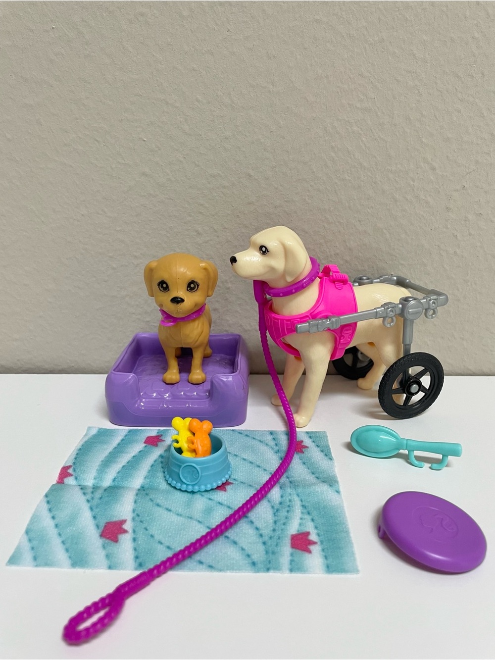 Barbie Pup Playset with Dog Wheelchair and Accessories
